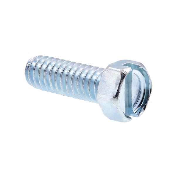 Prime-Line Machine Screw, Indt Hex Head, Sltd Drive 1/4in-20 X 3/4in Zinc Plated Steel 100PK 9123535 - main